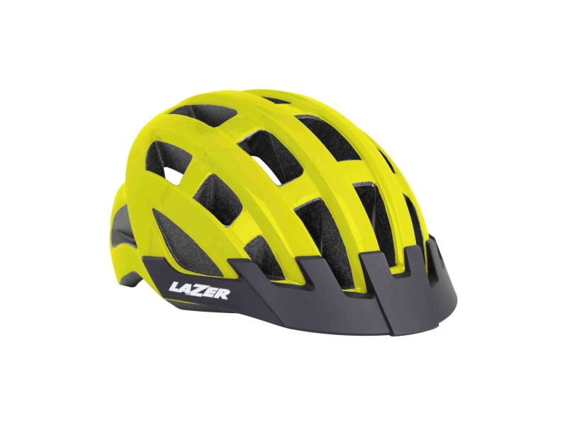 Lazer Kask Compact Flash Yellow Uniwersalny - żółty