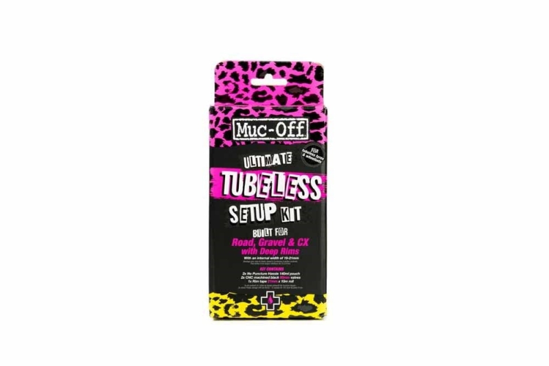KOMPLETNY ZESTAW TUBLESS SZOSA/GRAVEL Road/Gravel MUC-OFF Tubeless Setup Kit 60mm