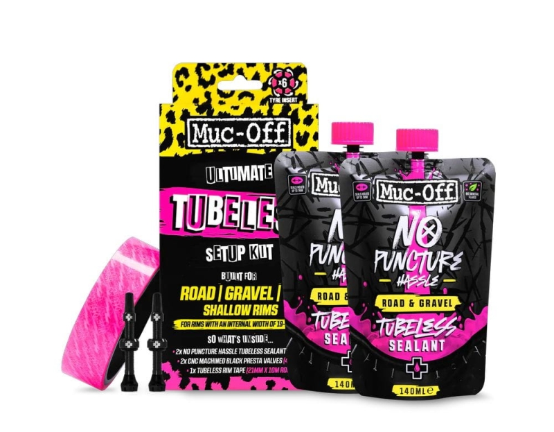 KOMPLETNY ZESTAW TUBLESS SZOSA/GRAVEL MUC-OFF Tubeless Setup Kit 44mm