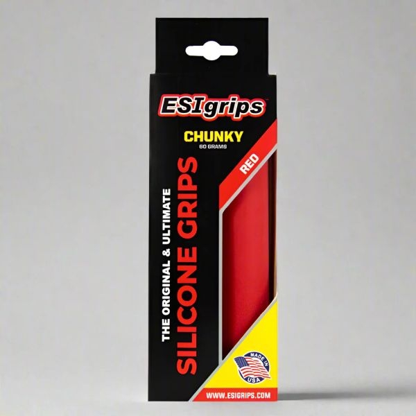 Chwyty rowerowe Esi Chunky czerwone