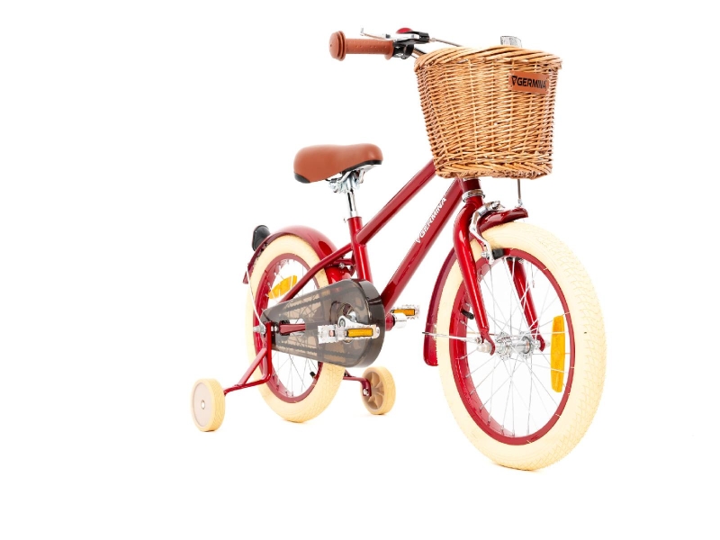 Rower dziecięcy GERMINA VINTAGE 16" BOY czerwona
