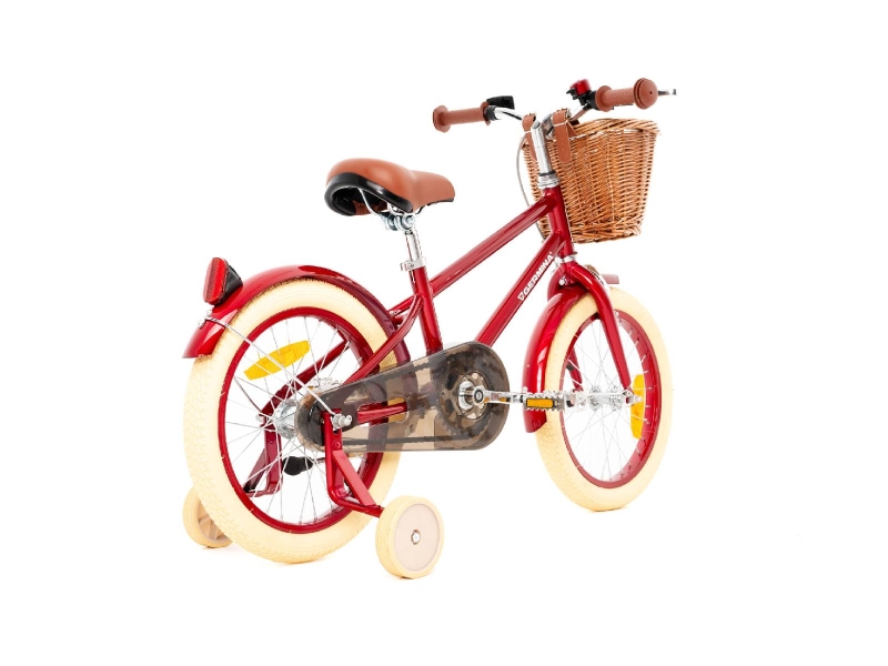 Rower dziecięcy GERMINA VINTAGE 16" BOY czerwona tył