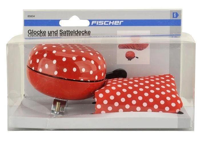 Dzwonek rowerowy XXL + Pokrowiec na siodełko