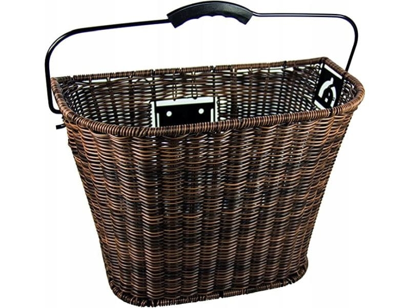 Koszyk przedni FISCHER Retro z uchwytem Click System