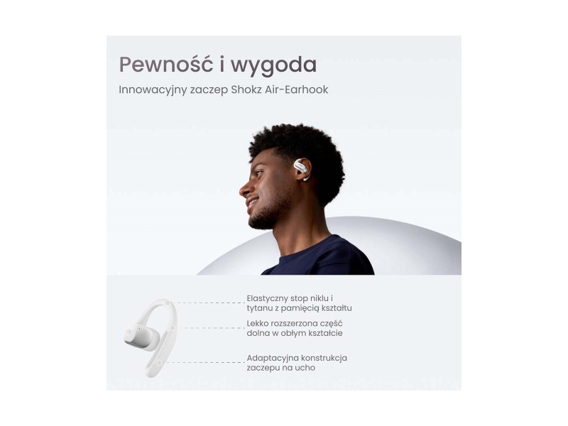 Słuchawki Shokz OpenFit Air białe