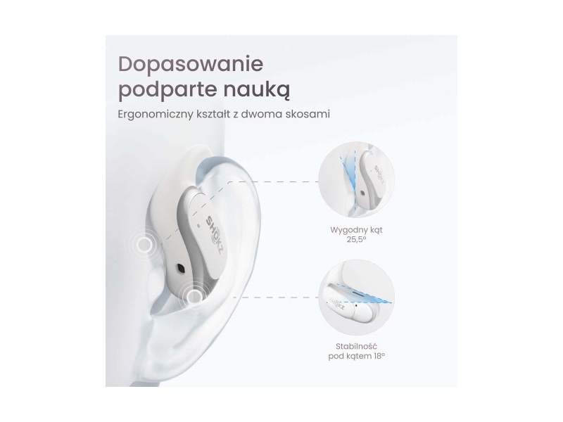 Słuchawki Shokz OpenFit Air białe