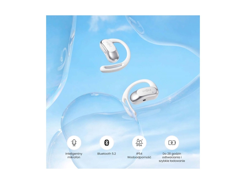 Słuchawki Shokz OpenFit Air białe