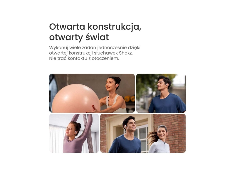 Słuchawki Shokz OpenFit Air czarne