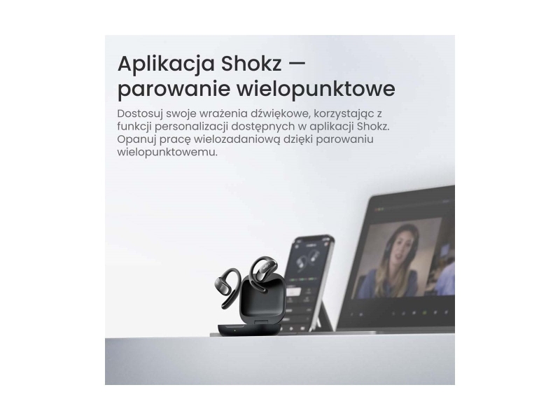 Słuchawki Shokz OpenFit Air czarne