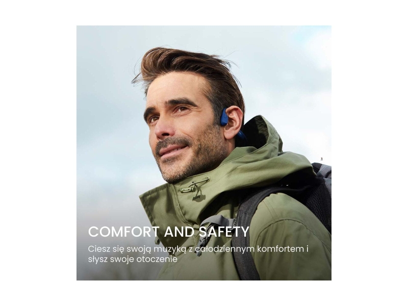 Słuchawki Shokz OpenRun niebieskie