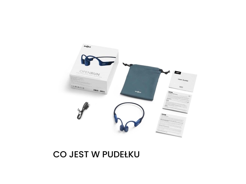 Słuchawki Shokz OpenRun niebieskie