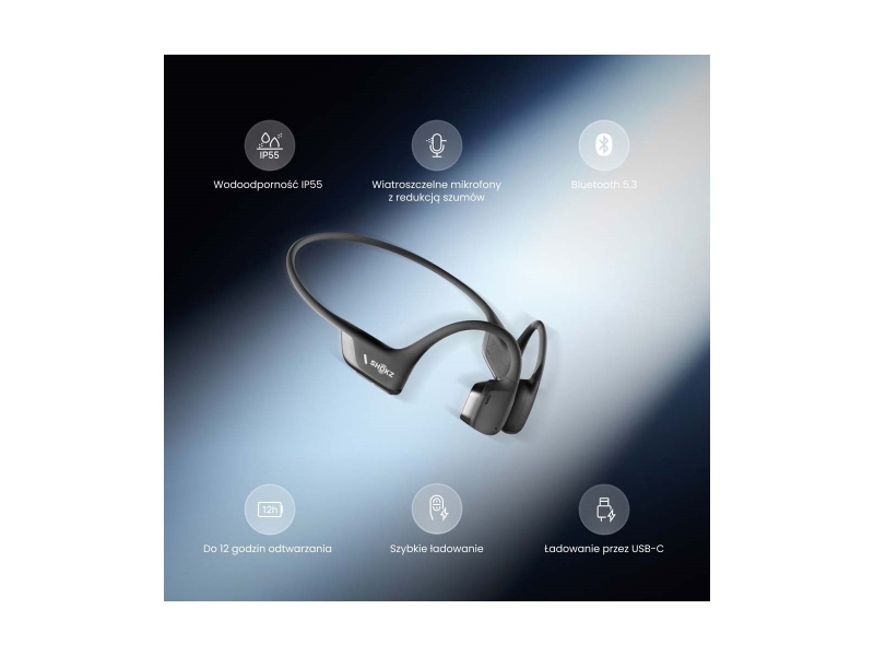 Słuchawki ShokzOpenRun Pro 2 czarne