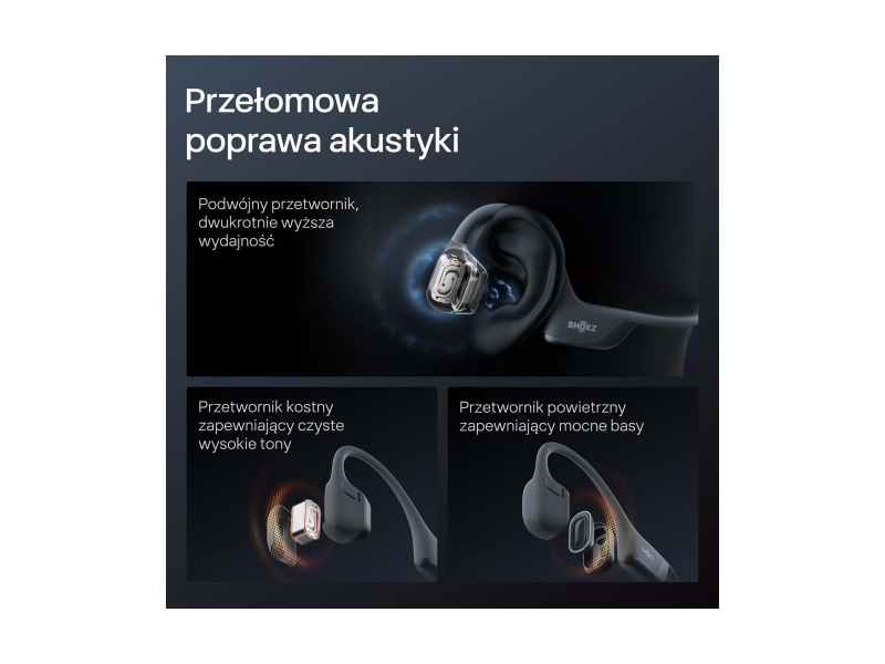 Słuchawki ShokzOpenRun Pro 2 czarne