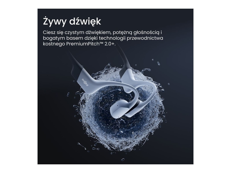 Słuchawki Shokz OpenSwim Pro szare