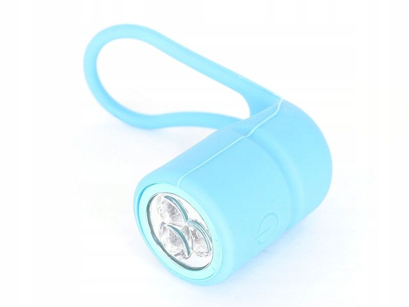 Lampka przód Profex 3 LED silikonowa – niebieska
