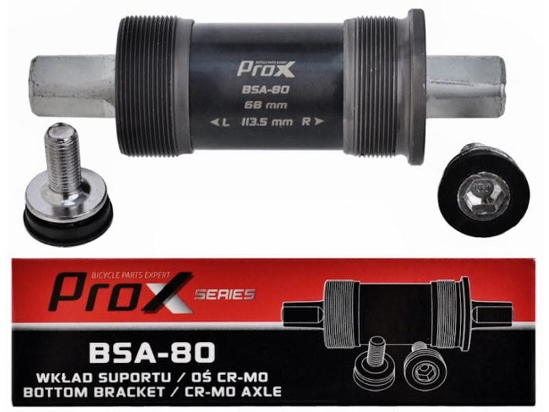 Wkład suportu Prox BSA-80 124.5 mm oś kwadrat