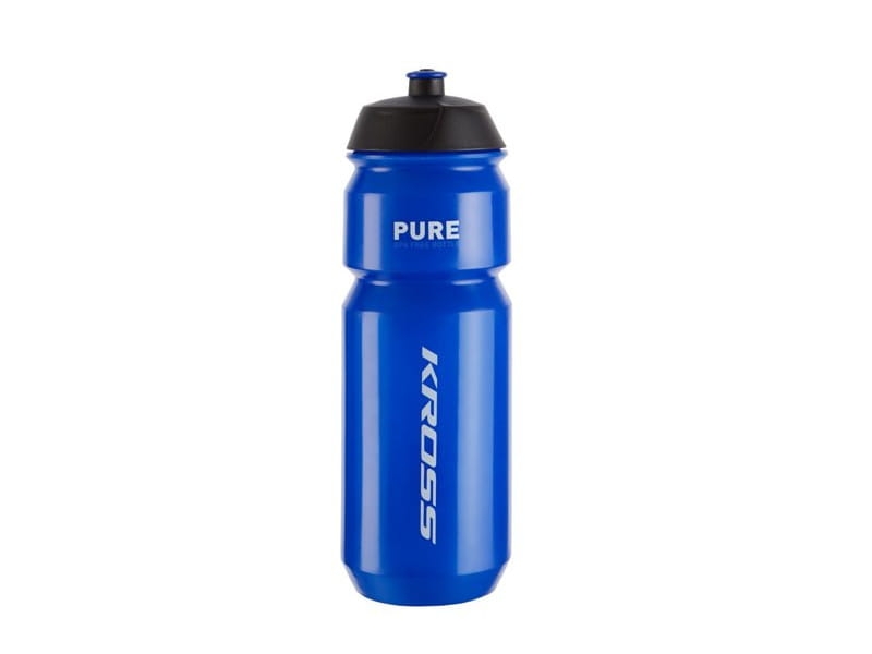 BIDON KROSS PURE 750 ML; kolor: niebieski