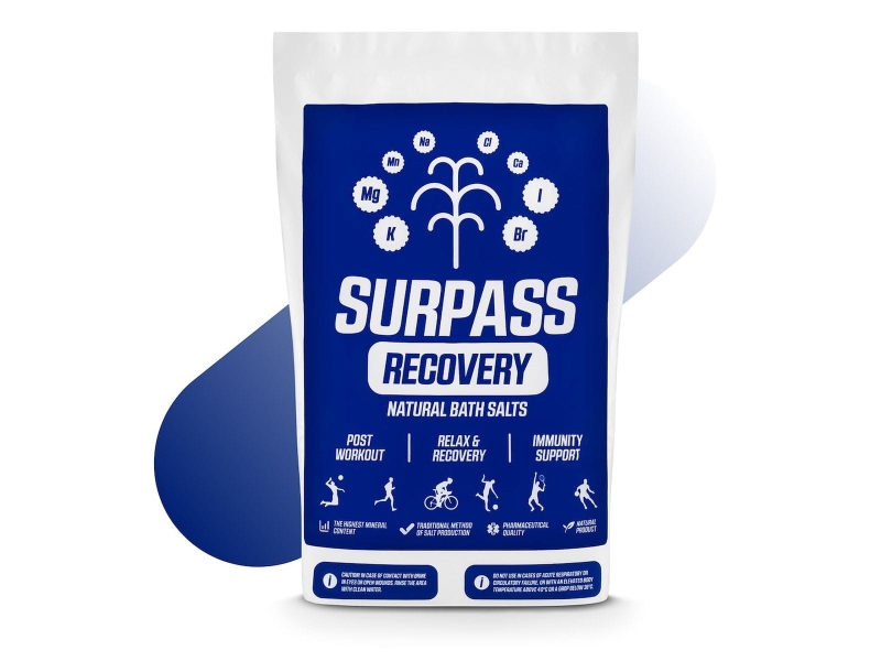 Naturalna sól do kąpieli i regeneracji SURPASS 1kg
