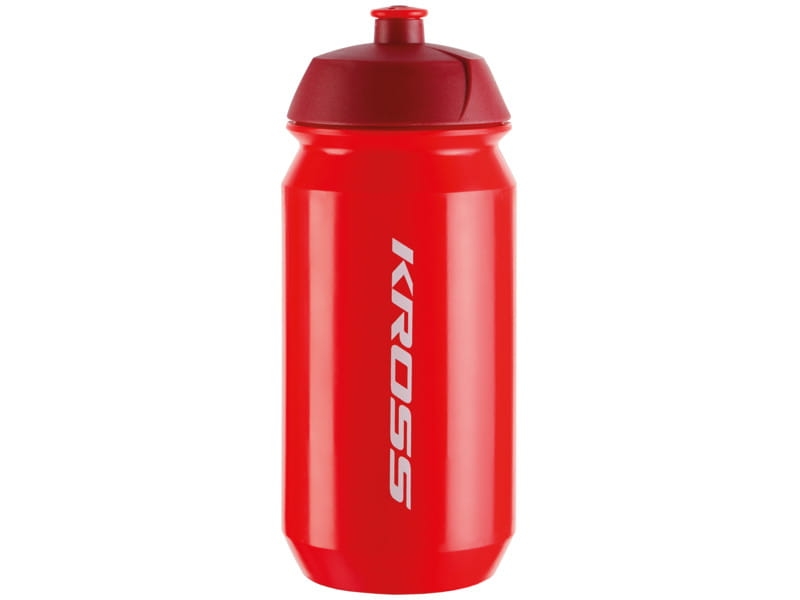 BIDON KROSS PURE 500 ML; kolor: czerwony