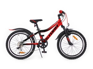 Rower Storm Racer A10 20" 2VBR czerwony/czarny