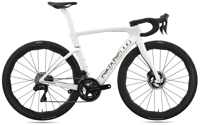 Rower Pinarello Dogma F | Dura Ace | DT Swiss | Edge Crystal White