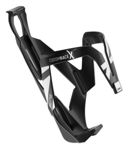 Koszyk bidonu Elite Custom RaceX Black Glossy