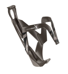 Koszyk bidonu Elite Custom RaceX Titanium Metal Black