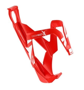 Koszyk bidonu Elite Custom RaceX Red Glossy White Graphic