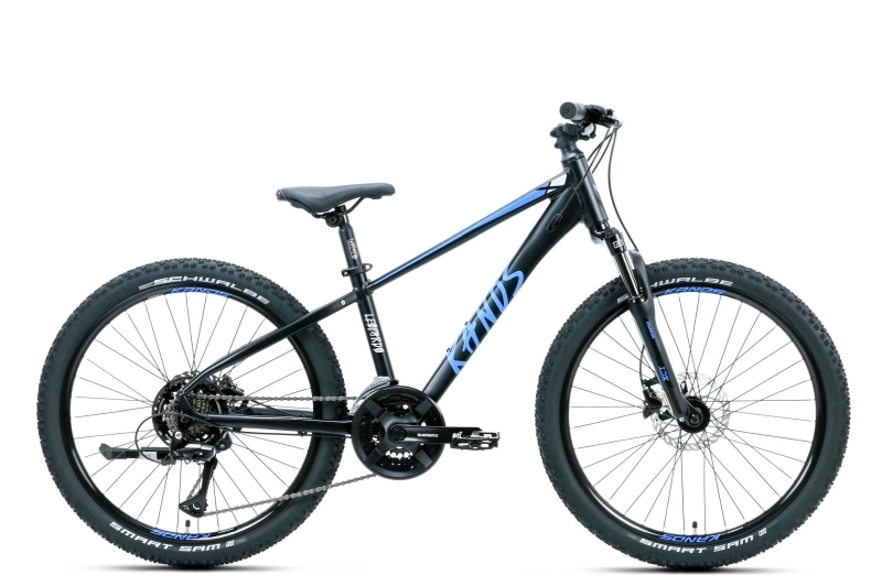 Rower Kands Leopardo 24" czarno-niebieski