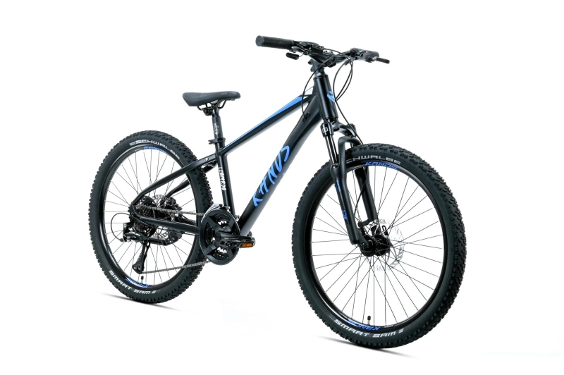 Rower Kands Leopardo 24" czarno-niebieski