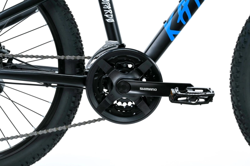 Rower Kands Leopardo 24" czarno-niebieski