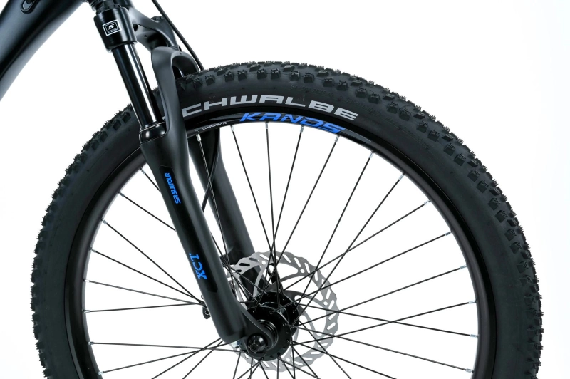 Rower Kands Leopardo 24" czarno-niebieski