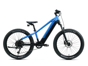Rower elektryczny Kands Holk 24 czarno-niebieski