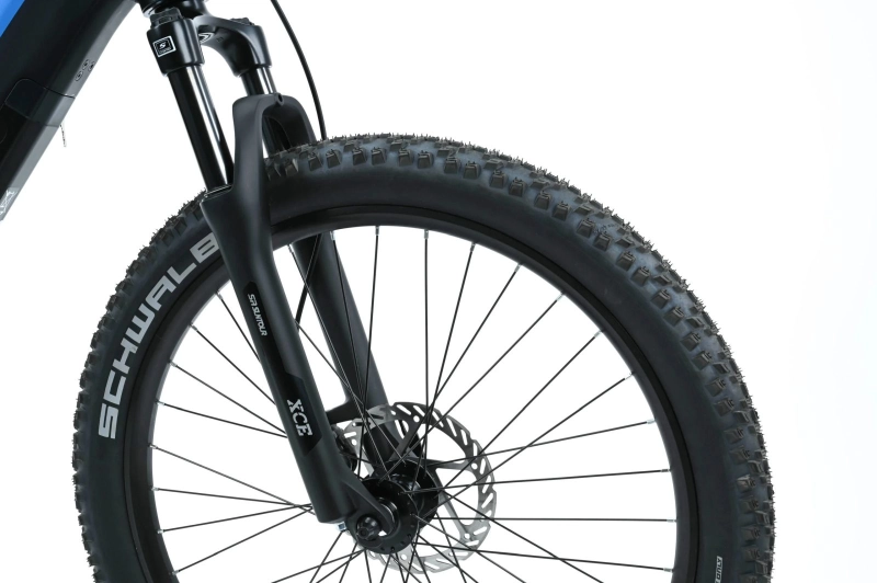 Rower elektryczny Kands Holk 24 czarno-niebieski