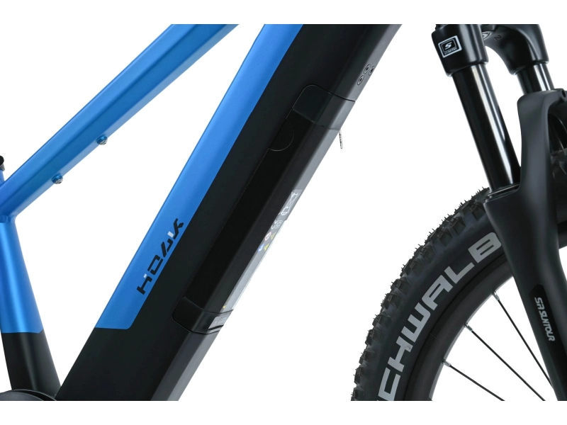 Rower elektryczny Kands Holk 24 czarno-niebieski