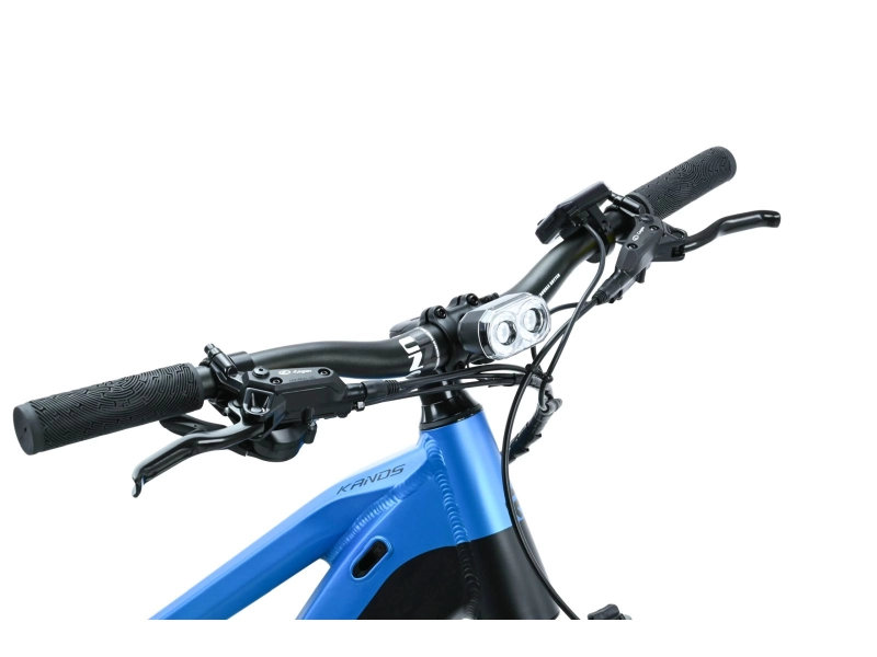 Rower elektryczny Kands Holk 24 czarno-niebieski