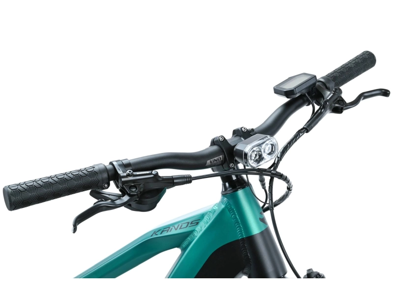 Rower elektryczny Kands Holk 29 czarno-zielony