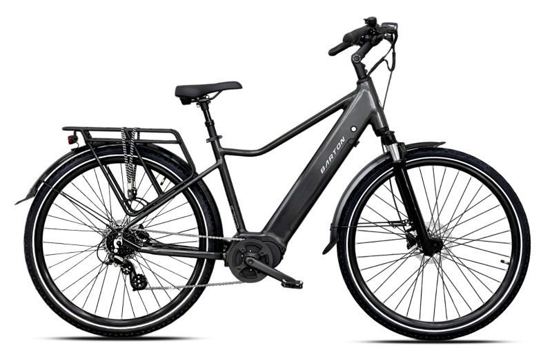 Rower elektryczny Barton E-smart Flow MEN 28″ 504Wh Czarny
