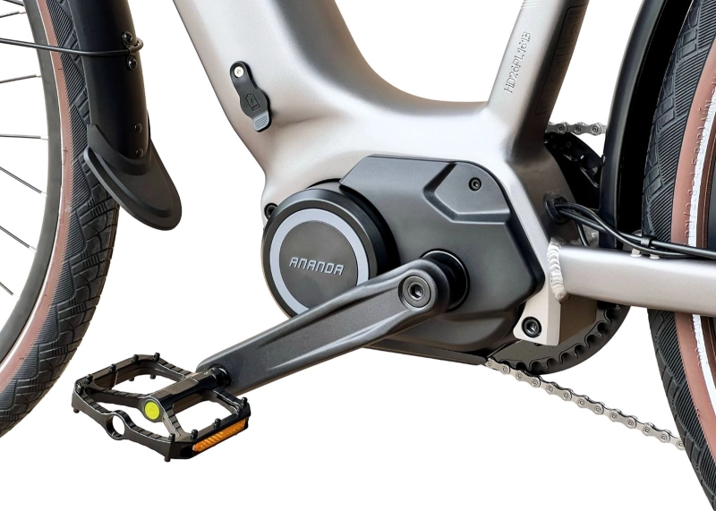 Rower elektryczny miejski Barton M100 110Nm 720Wh Biały