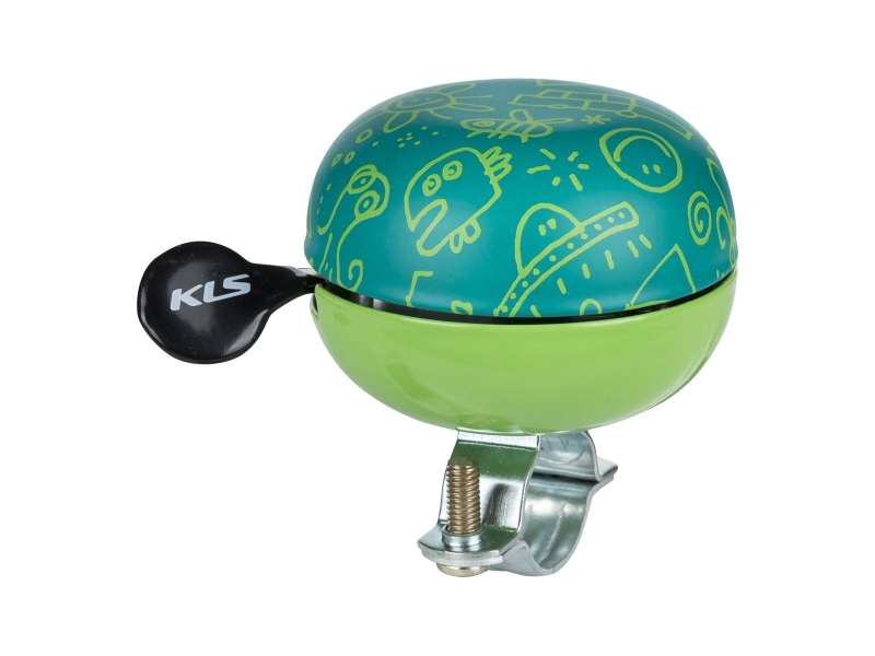Dzwonek rowerowy Kellys Bell 60 Doodles; kolor: zielony
