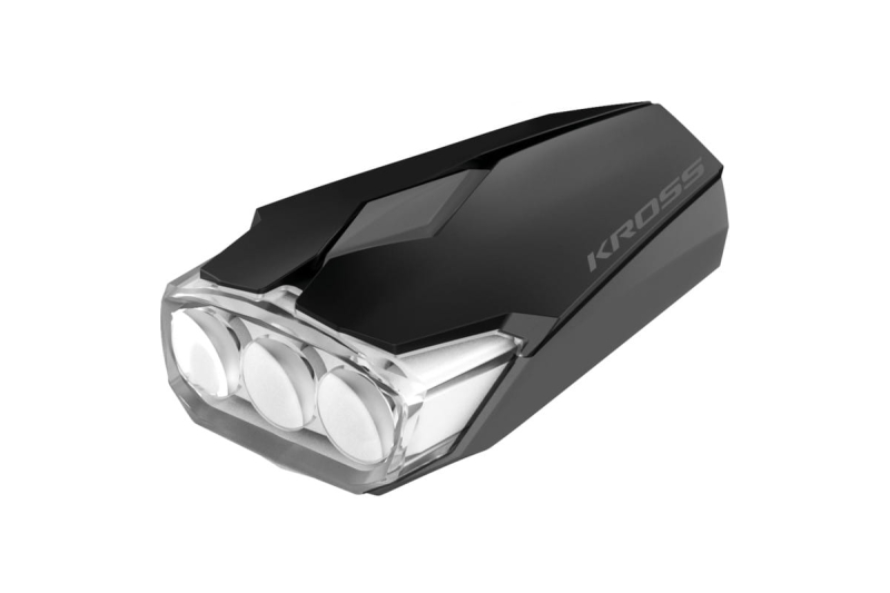 LAMPKA ROWEROWA PRZEDNIA KROSS LUMI II; kod producenta: T4COSLP0222GY