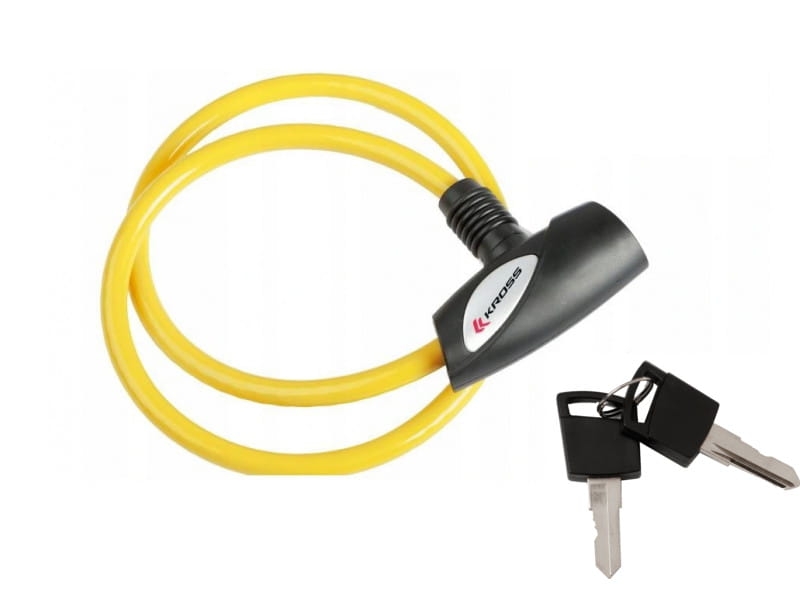 Zapięcie rowerowe - KROSS KZK 100 - kolor: żółty