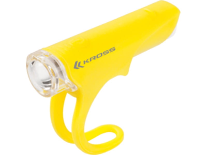 LAMPKA ROWEROWA PRZEDNIA SILKY SUPER LED żółty
