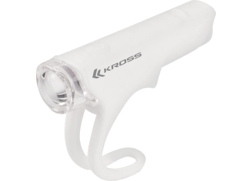 LAMPKA ROWEROWA PRZEDNIA SILKY SUPER LED biały