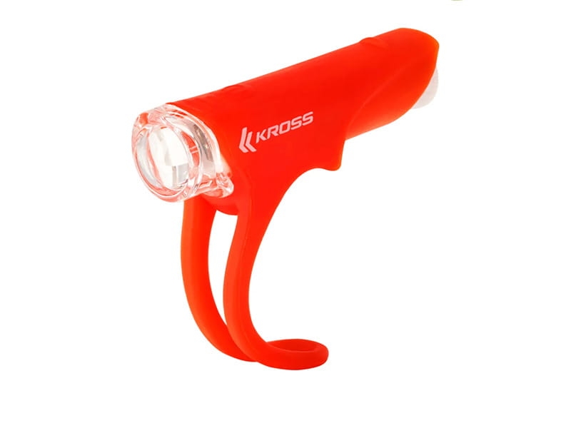 LAMPKA ROWEROWA PRZEDNIA SILKY SUPER LED czerwony