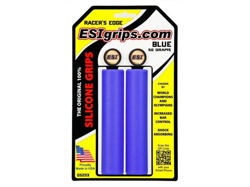 Chwyty rowerowe Esi Racer's Edge; Niebieski