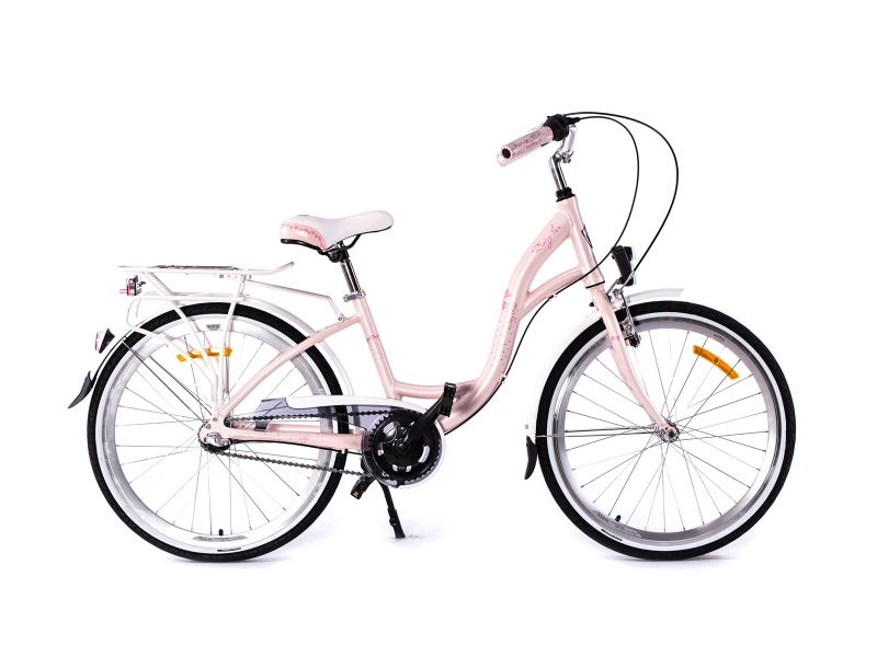 Rower Storm Daisy 3S; kolor: róż-biały