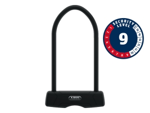 Zapięcie rowerowe U-lock ABUS GRANIT 460/150HB300 + uchwyt SH B czarne