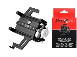 Uchwyt na telefon PROX EAGLE X3 aluminiowy czarny 