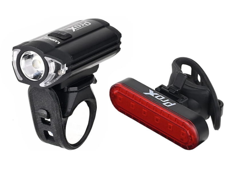 Zestaw lampek rowerowych PROX LUPUS II SET 300LM + 10LM, 1100MAH, USB-C, GO PRO 5905247014252.jpg